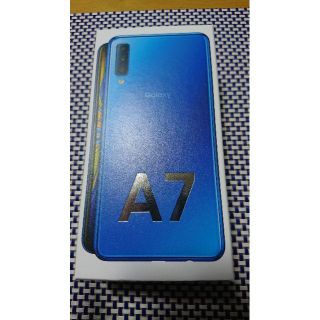 ギャラクシー(Galaxy)の【新品未開封】Galaxy A7 ブルー 64 GB SIMフリー(携帯電話本体)