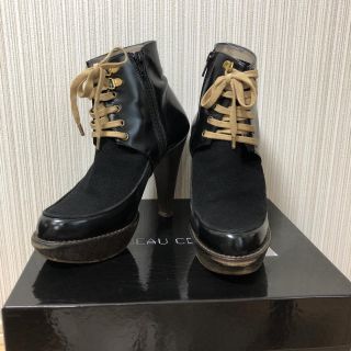 カレンウォーカー(KAREN WALKER)のkaren walker × BEAU COOPS ショート ヒール ブーツ(ブーツ)