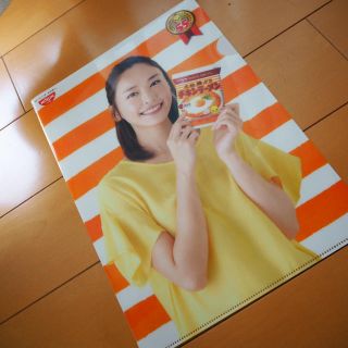 ニッシンショクヒン(日清食品)の新垣結衣　チキンラーメン　クリアファイル(女性タレント)