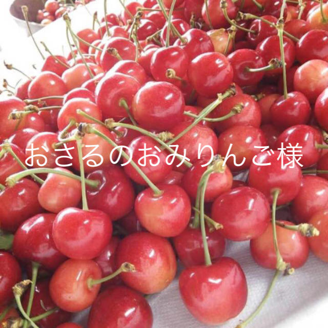 おさるのおみりんご様 さくらんぼ 佐藤錦 食品/飲料/酒の食品(フルーツ)の商品写真