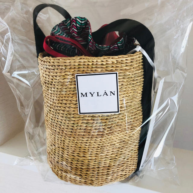 MYLAN × CLOUDY かごバッグ 札付き新品 MYLAN × CLOUDY かごバッグ 札付き新品