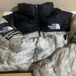 シュプリーム(Supreme)のsupreme the north face paper ヌプシJKT S(ダウンジャケット)