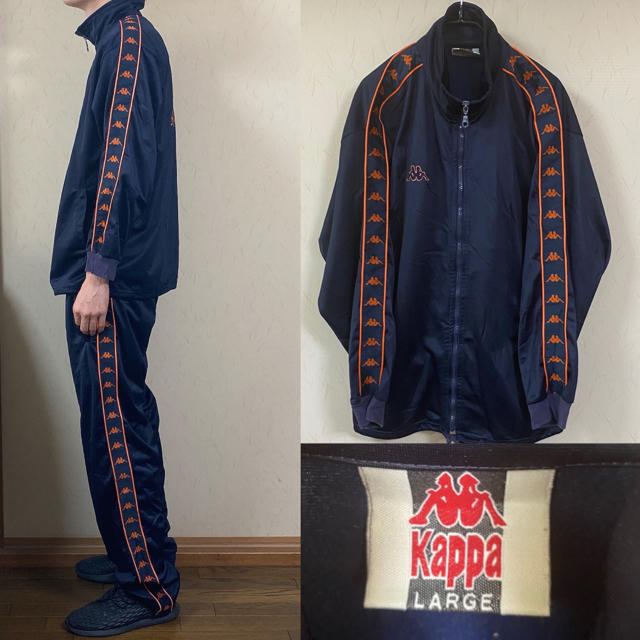 Kappa - 90's kappa カッパ セットアップ ジャージ トラックジャケットの通販 by ttt｜カッパならラクマ