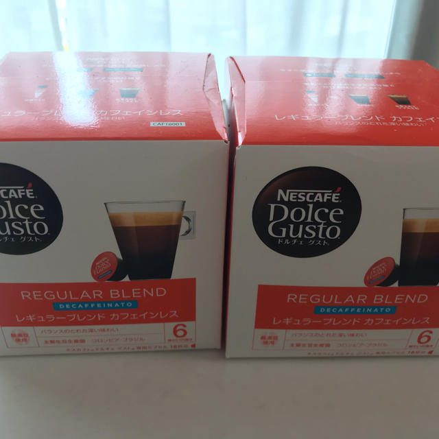 Nestle(ネスレ)のドルチェグスト カフェインレスレギュラーブレンド 2箱セット 食品/飲料/酒の飲料(コーヒー)の商品写真