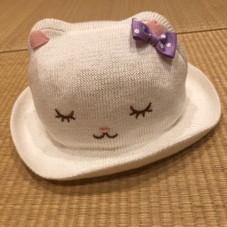 マザウェイズ(motherways)のマザウェイズ　ベビー帽子　猫(帽子)