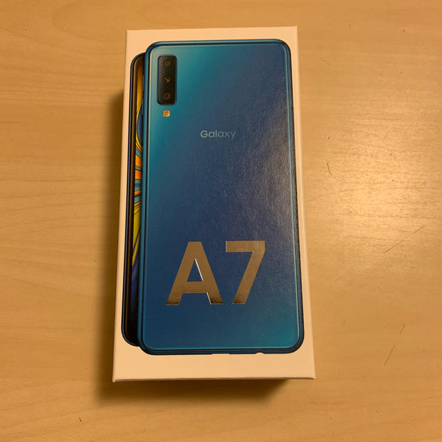 ギャラクシー Galaxy A7 ブルー64GB 　新品未開封スマートフォン本体