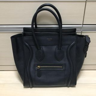 セリーヌ(celine)のミニー様専用 セリーヌ ラゲージマイクロ ネイビー(トートバッグ)