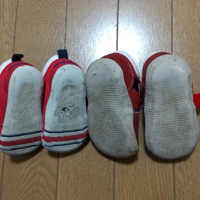 mikihouse(ミキハウス)のMIKI HOUSE 靴2足 キッズ/ベビー/マタニティのベビー靴/シューズ(~14cm)(スニーカー)の商品写真