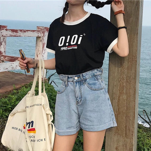 夏 Tシャツ Oioi 韓国 半袖 シンプル 韓国ファッションの通販 By Nn S Shop ラクマ