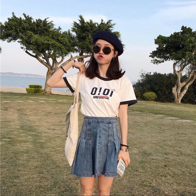夏 Tシャツ Oioi 韓国 半袖 シンプル 韓国ファッションの通販 By Nn S Shop ラクマ