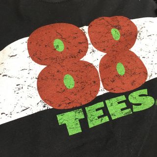 エイティーエイティーズ(88TEES)の88tees半袖Tシャツ　黒(Tシャツ(半袖/袖なし))