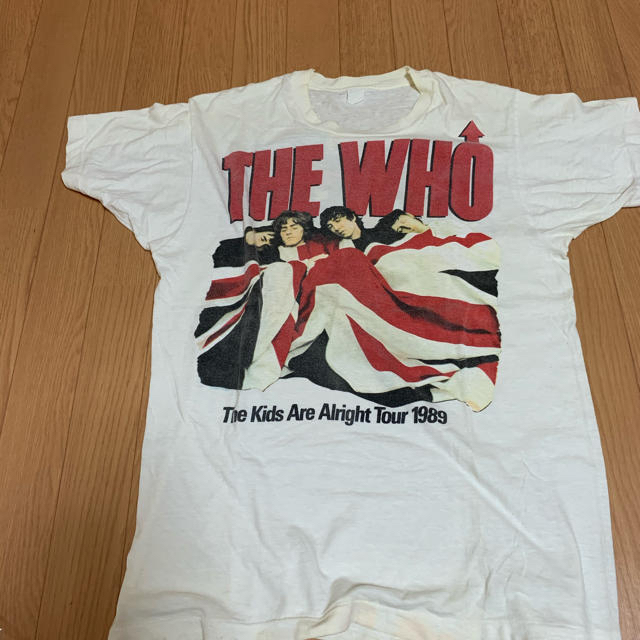 THE WHO  (ザ•フー) 1989年ツアーTシャツ　真島昌利　甲本ヒロト