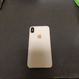 ソフトバンク(Softbank)のiPhoneX 256GB  シルバー(スマートフォン本体)