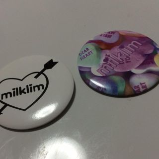 ミルクリーム(milklim)の缶バッチ(その他)