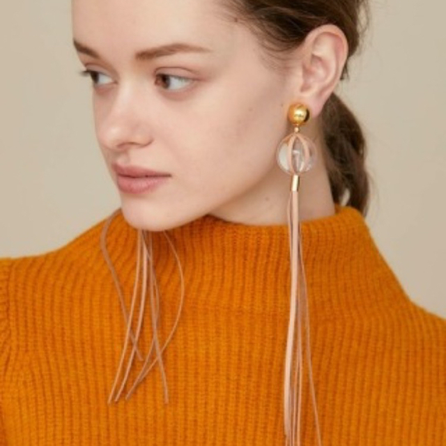 STUDIOUS(ステュディオス)の【ナチさま専用】FUMIE＝TANAKA♡clear ball earing レディースのアクセサリー(イヤリング)の商品写真