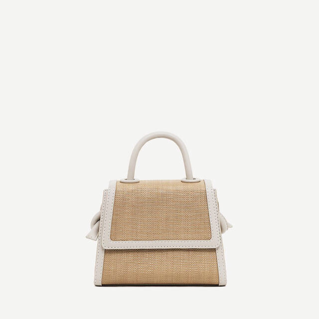 【正規品•新品】VASIC BEE MINI RAFFIA アイボリー