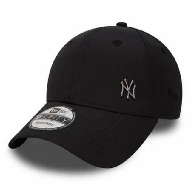 NEW ERA(ニューエラー)のNew Era NY ニューエラ ヤンキース メタルロゴ キャップ 黒 新品 メンズの帽子(キャップ)の商品写真