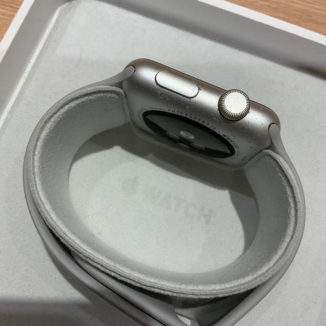 Apple Watch(アップルウォッチ)の(純正品) Apple Watch sport 42mm 本体のみ シルバー メンズの時計(腕時計(デジタル))の商品写真