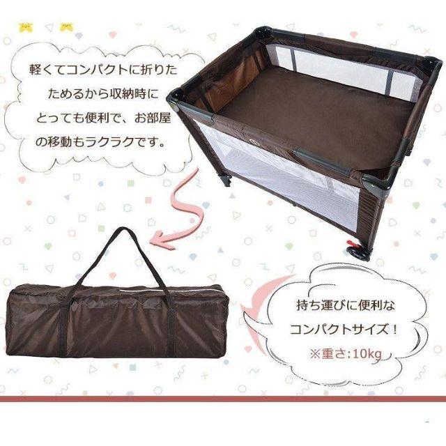 ★ベビーベッド★ハンモック式★折りたたみ★軽量★寝具★ベビー用品★ピンク★ キッズ/ベビー/マタニティの寝具/家具(ベビーベッド)の商品写真