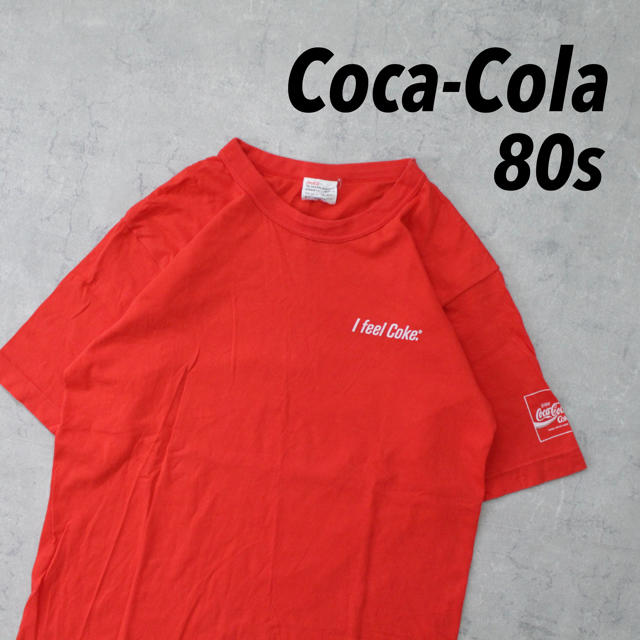 コカ・コーラ(コカコーラ)の80s vintage 日本製 Coca-Cola コカコーラ 企業モノ レア メンズのトップス(Tシャツ/カットソー(半袖/袖なし))の商品写真