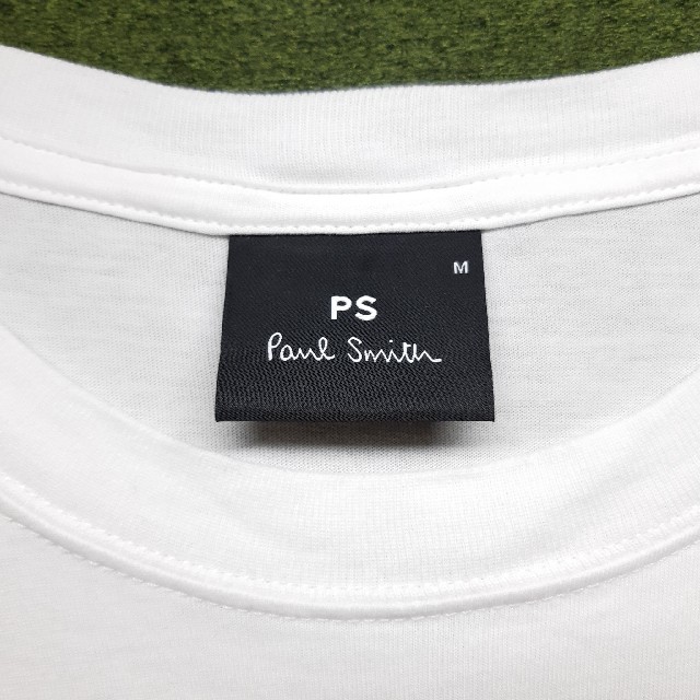 Paul Smith(ポールスミス)のPaul Smith ポールスミス 白 Tシャツ ビッグロゴ  半袖 地球柄 M メンズのトップス(Tシャツ/カットソー(半袖/袖なし))の商品写真