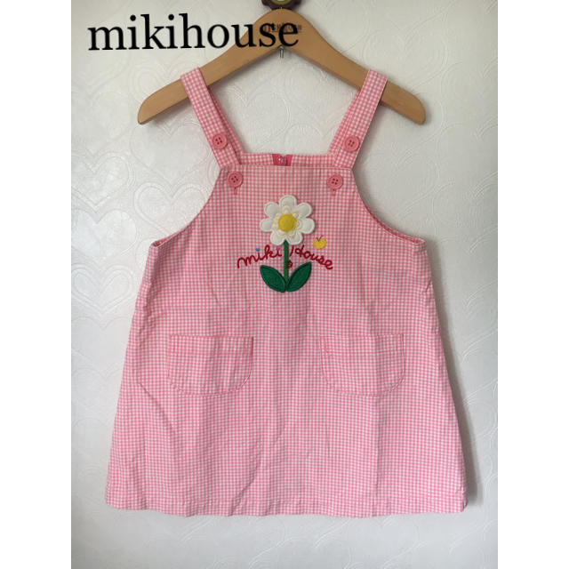 mikihouse(ミキハウス)のミキハウス ワンピース　90 キッズ/ベビー/マタニティのキッズ服女の子用(90cm~)(ワンピース)の商品写真