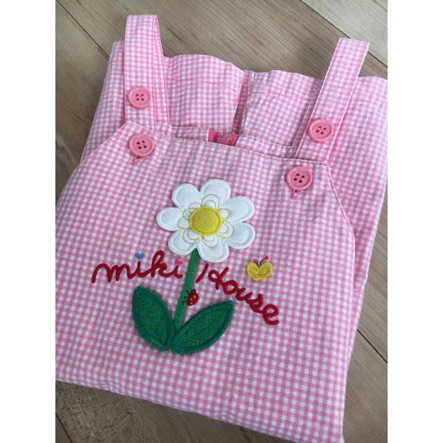 mikihouse(ミキハウス)のミキハウス ワンピース　90 キッズ/ベビー/マタニティのキッズ服女の子用(90cm~)(ワンピース)の商品写真