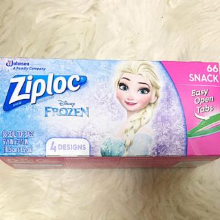 ディズニー(Disney)のジップロック アナ雪 ディズニーアメリカ限定 Ziplock ハワイ コストコ (収納/キッチン雑貨)