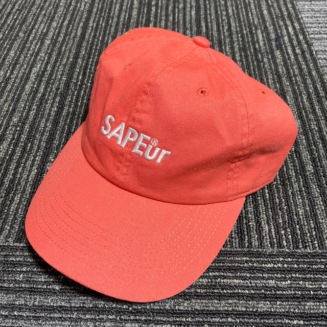 SAPEur サプール LOGO CAP コーラルピンク