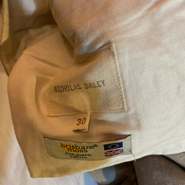 NICHOLAS DALEY 2tuck linen wide pants メンズのパンツ(スラックス)の商品写真