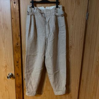 NICHOLAS DALEY 2tuck linen wide pants(スラックス)