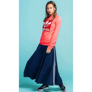 アディダス(adidas)の☆coolさま専用☆アディダスオリジナルス　LONG SATIN SKIRT (ロングスカート)