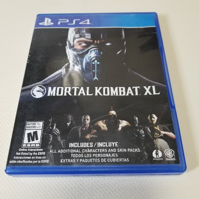 PlayStation4(プレイステーション4)のPS4【中古】MORTAL KOMBAT XL(輸入版:北米) エンタメ/ホビーのゲームソフト/ゲーム機本体(家庭用ゲームソフト)の商品写真