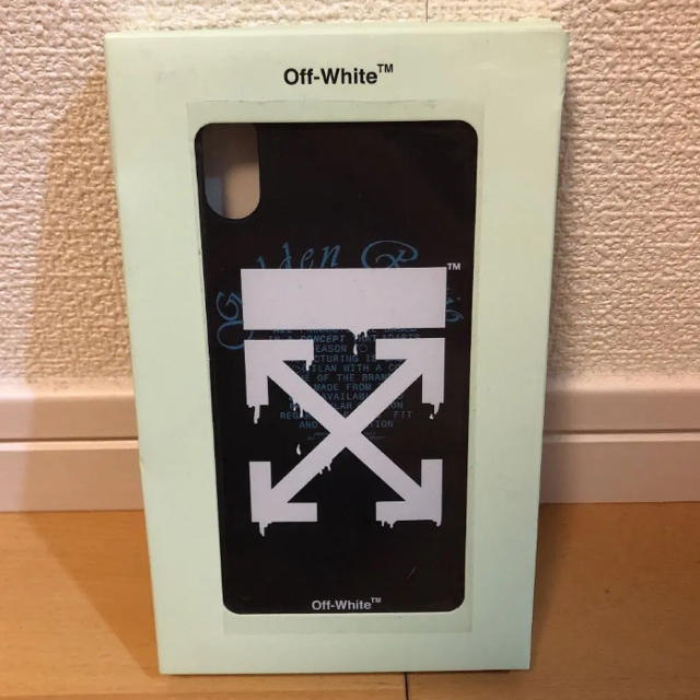OFF-WHITE(オフホワイト)の【新品】Off white iPhone XS MAX スマホケース スマホ/家電/カメラのスマホアクセサリー(iPhoneケース)の商品写真