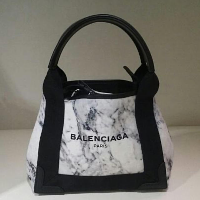 ★新品★BALENCIAGA バレンシアガ キャンバス2way BAG マーブル