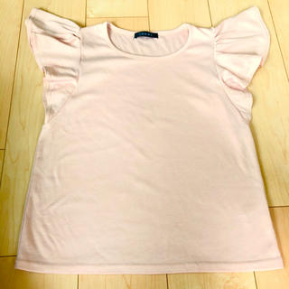 イング(INGNI)のTシャツ カットソー 袖フリル ピンク INGNI(Tシャツ(半袖/袖なし))