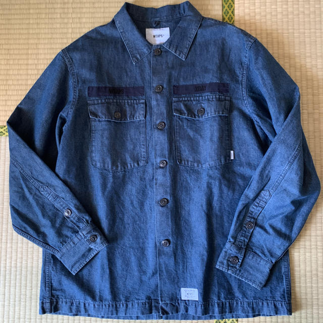 W)taps(ダブルタップス)の18SS WTAPS BUDS LS XL INDIGO メンズのトップス(シャツ)の商品写真