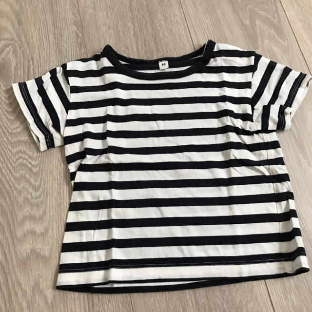 MUJI (無印良品)(ムジルシリョウヒン)の無印良品 Tシャツセット80 キッズ/ベビー/マタニティのベビー服(~85cm)(Ｔシャツ)の商品写真