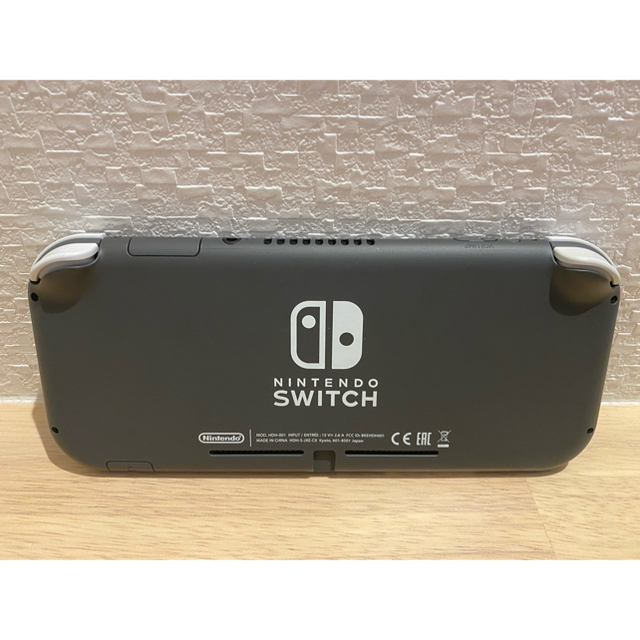 Nintendo Switch(ニンテンドースイッチ)のNintendo SwitchLite グレー　あつまれどうぶつの森 エンタメ/ホビーの雑誌(ゲーム)の商品写真