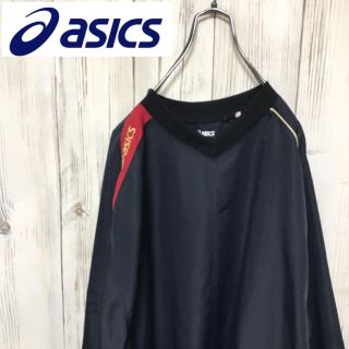 アシックス(asics)の【希少】asics アシックス ゴールドロゴ刺繍入り ピステシャツ Mサイズ(ウェア)