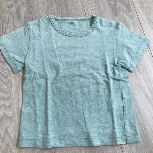 MUJI (無印良品)(ムジルシリョウヒン)の無印良品 Tシャツ2色セット キッズ/ベビー/マタニティのベビー服(~85cm)(Ｔシャツ)の商品写真