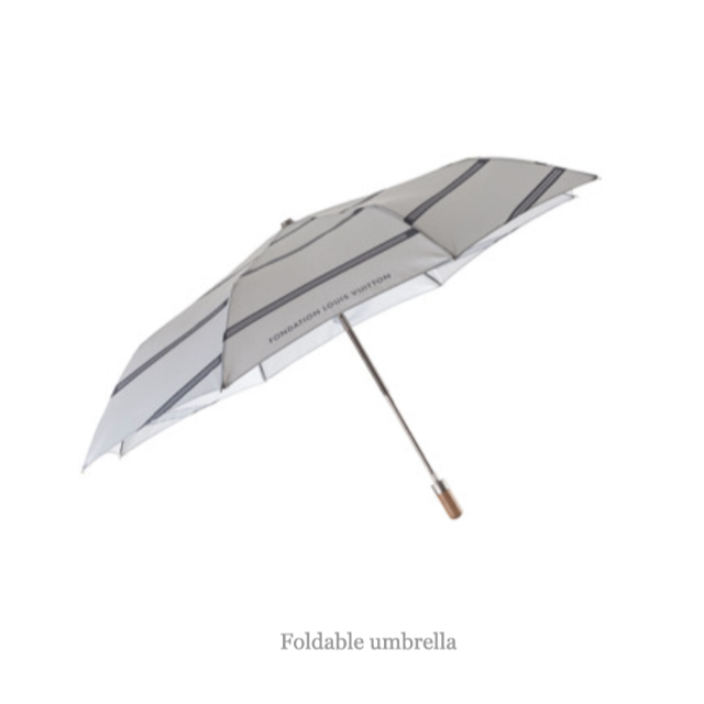 【airioma専用】フォンダシオン ルイヴィトン 折りたたみ傘と扇子２点セット