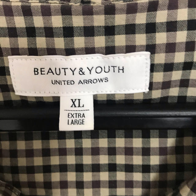 BEAUTY&YOUTH UNITED ARROWS(ビューティアンドユースユナイテッドアローズ)のBEAUTY&YOUTH ダークチェック ワイドフォルム シャツ メンズのトップス(シャツ)の商品写真