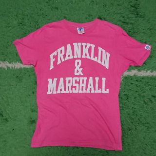 フランクリンアンドマーシャル(FRANKLIN&MARSHALL)のFRANKLIN&MARSHALL フランクリン&マーシャル Tシャツ ピンク(Tシャツ/カットソー(半袖/袖なし))