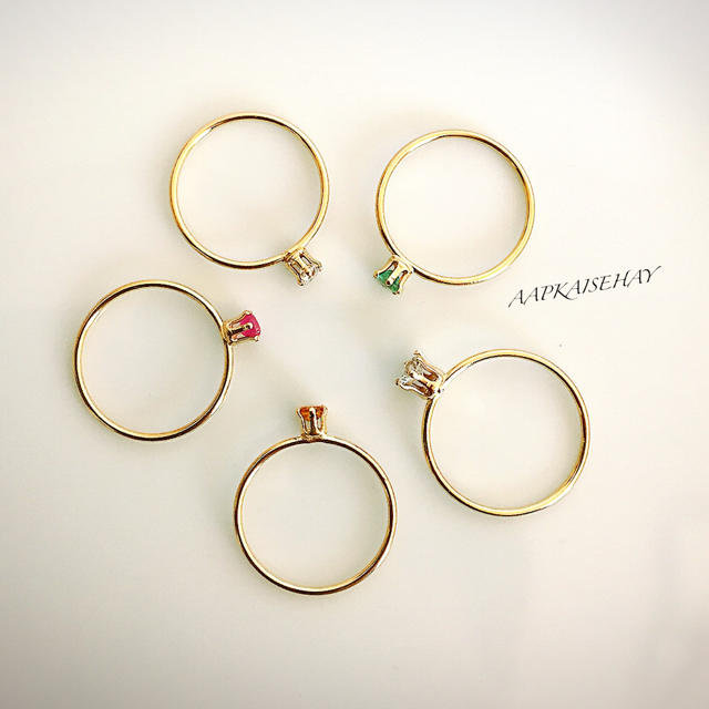 surimi様／エメラルド レディースのアクセサリー(リング(指輪))の商品写真