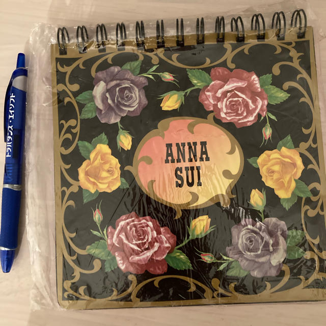 ANNA SUI(アナスイ)の新品　ANNA SUI アナスイ　リングノート　メモ インテリア/住まい/日用品の文房具(ノート/メモ帳/ふせん)の商品写真