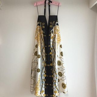 ザラ(ZARA)の♡Y様　専用♡   ZARA 完売品、チェーンプリント柄マキシ丈ワンピース 新品(ロングワンピース/マキシワンピース)