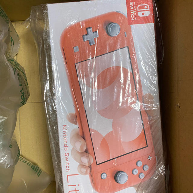 Switch lite コーラル　保護フィルムセット