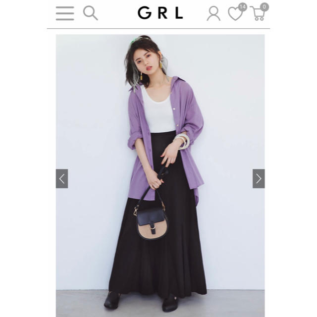 GRL(グレイル)のGRL スカート レディースのスカート(ロングスカート)の商品写真