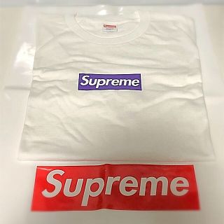 シュプリーム(Supreme)のXL Supreme 紫 box logo T purple 関係者配布(Tシャツ/カットソー(半袖/袖なし))